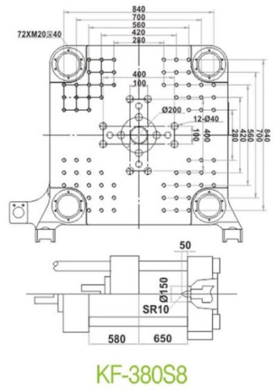 Injetora de Plástico - Série KF com Servo Motor (Produtos de Parede Fina)