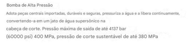 maquina jato de água eco
